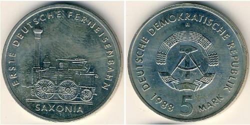 5 Mark German Democratic Republic (1949-1990) Copper/Nickel 