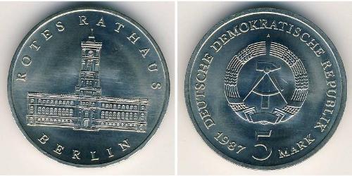 5 Mark German Democratic Republic (1949-1990) Copper/Nickel 