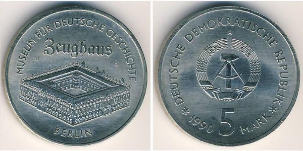 5 Mark German Democratic Republic (1949-1990) Copper/Nickel 
