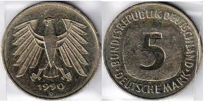 5 Mark Germany Copper/Nickel 