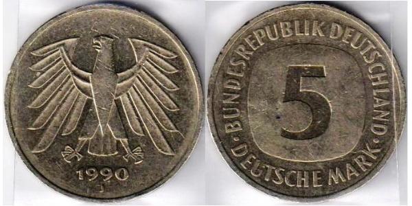 5 Mark Germany Copper/Nickel 