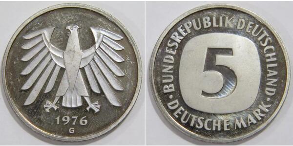 5 Mark Allemagne Cuivre/Nickel 
