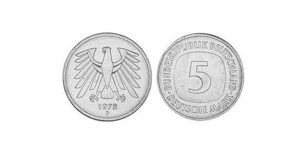 5 Mark Allemagne Cuivre/Nickel 