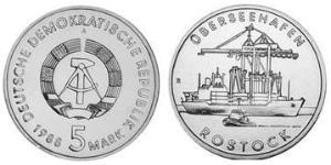 5 Mark République démocratique allemande (1949-1990) Cuivre/Nickel 