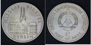 5 Mark République démocratique allemande (1949-1990) Cuivre/Nickel 