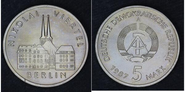 5 Mark République démocratique allemande (1949-1990) Cuivre/Nickel 