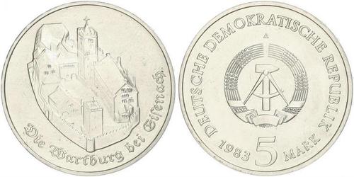 5 Mark République démocratique allemande (1949-1990) Cuivre/Zinc/Nickel 