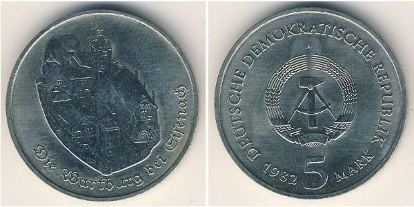 5 Mark République démocratique allemande (1949-1990) Cuivre/Zinc/Nickel 