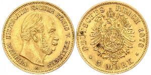 5 Mark Königreich Preußen (1701-1918) Gold Wilhelm I, German Emperor (1797-1888)