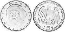5 Mark Geschichte der Bundesrepublik Deutschland (1949-1990) Kupfer/Nickel 