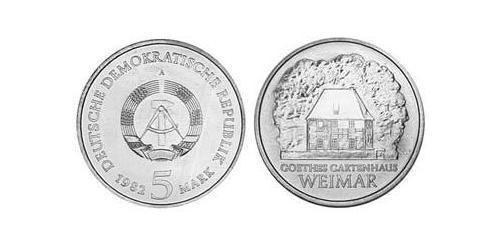 5 Mark Deutsche Demokratische Republik (1949-1990) Kupfer/Zink/Nickel 