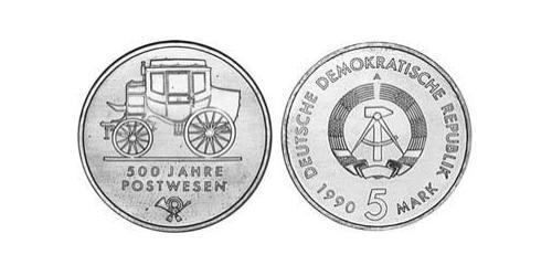 5 Mark Deutsche Demokratische Republik (1949-1990) Kupfer/Zink/Nickel 
