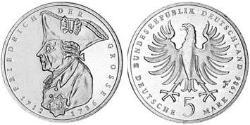 5 Mark Alemania Occidental (1949-1990) Níquel/Cobre 