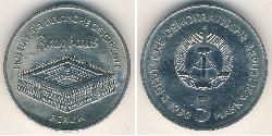 5 Mark República Democrática Alemana (1949-1990) Níquel/Cobre 