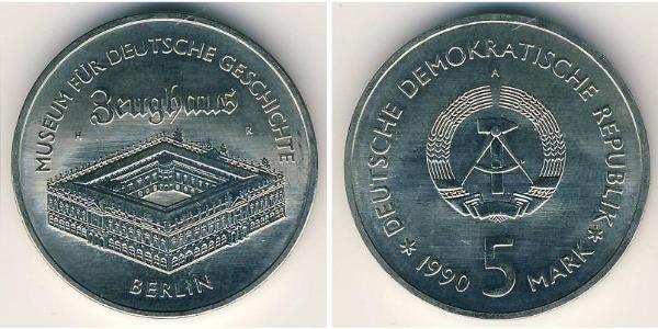 5 Mark República Democrática Alemana (1949-1990) Níquel/Cobre 