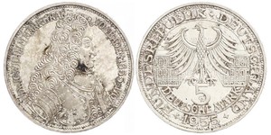 5 Mark Alemania Plata 