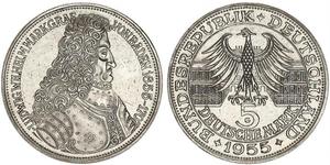 5 Mark Alemania Plata 