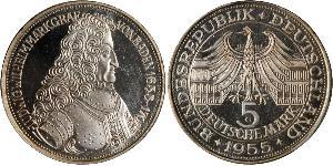 5 Mark Alemania Plata 