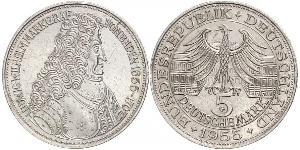 5 Mark Alemania Plata 