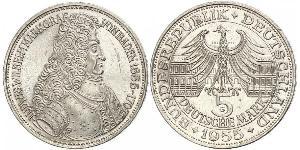 5 Mark Alemania Plata 