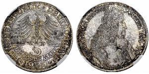 5 Mark Alemania Plata 