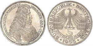 5 Mark Alemania Plata 