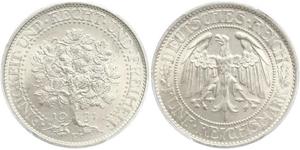 5 Mark Alemania / República de Weimar (1918-1933) Plata 