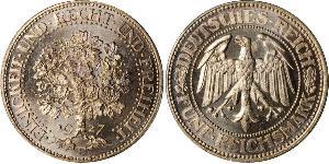 5 Mark Alemania / República de Weimar (1918-1933) Plata 