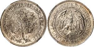 5 Mark Alemania / República de Weimar (1918-1933) Plata 