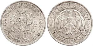 5 Mark Alemania / República de Weimar (1918-1933) Plata 