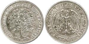 5 Mark Alemania / República de Weimar (1918-1933) Plata 