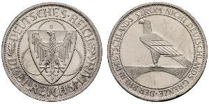 5 Mark República de Weimar (1918-1933) Plata 