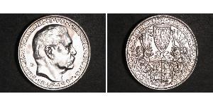 5 Mark República de Weimar (1918-1933) Plata Paul von Hindenburg