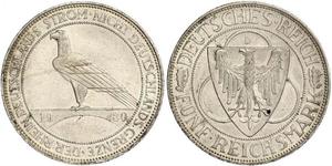 5 Mark República de Weimar (1918-1933) Plata 