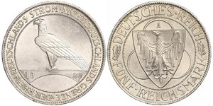 5 Mark República de Weimar (1918-1933) Plata 