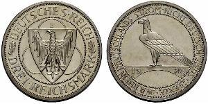 5 Mark República de Weimar (1918-1933) Plata 