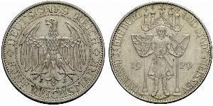 5 Mark República de Weimar (1918-1933) Plata 