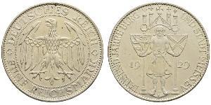 5 Mark República de Weimar (1918-1933) Plata 