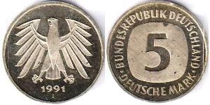 5 Mark Germania Rame/Nichel 
