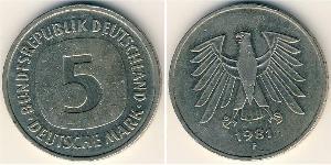 5 Mark Germania Rame/Nichel 