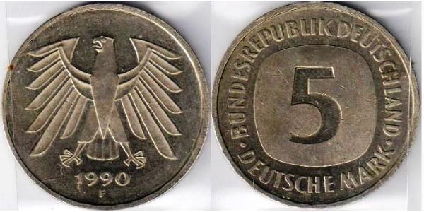 5 Mark Germania Rame/Nichel 
