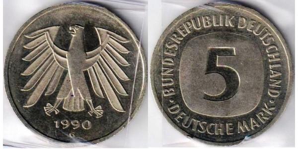 5 Mark Germania Rame/Nichel 