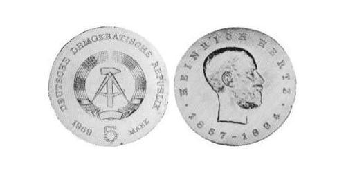 5 Mark Repubblica Democratica Tedesca (1949-1990) Rame/Nichel 