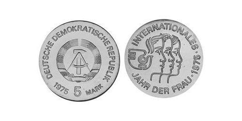 5 Mark Repubblica Democratica Tedesca (1949-1990) Rame/Nichel 