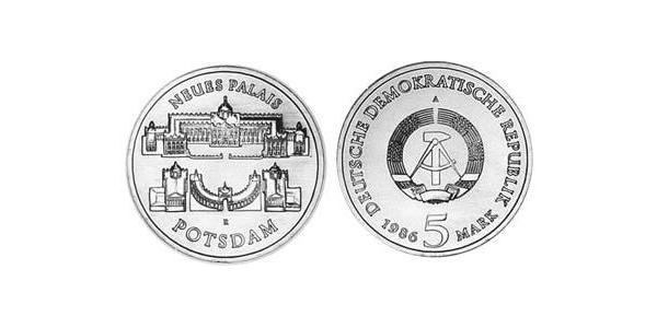 5 Mark Repubblica Democratica Tedesca (1949-1990) Rame/Nichel 