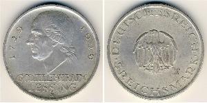 5 Mark Deutsches Kaiserreich (1871-1918) Silber Gotthold Ephraim Lessing