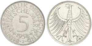 5 Mark Geschichte der Bundesrepublik Deutschland (1949-1990) Silber 