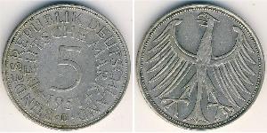 5 Mark Geschichte der Bundesrepublik Deutschland (1949-1990) Silber 