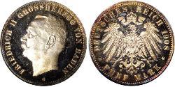 5 Mark Grand Duchy of Baden (1806-1918) Silber Friedrich II. (Baden, Großherzog) (1857 - 1928)