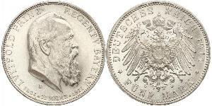 5 Mark Königreich Bayern (1806 - 1918) Silber Otto (Bayern)(1848 – 1916)